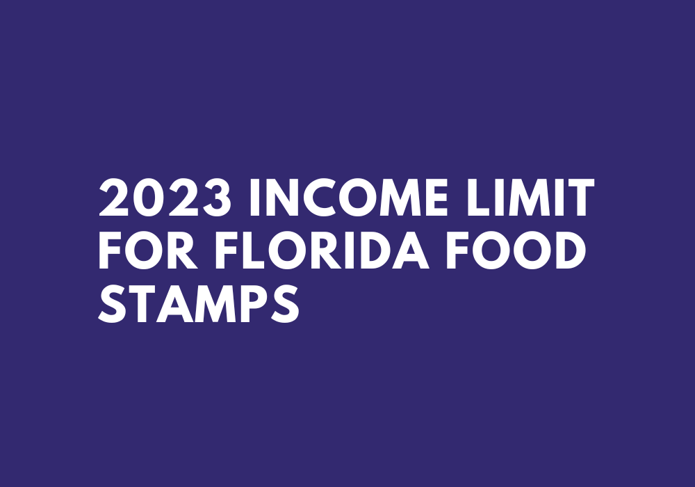 Complete Guide to Florida Food Stamps Limit for 2024